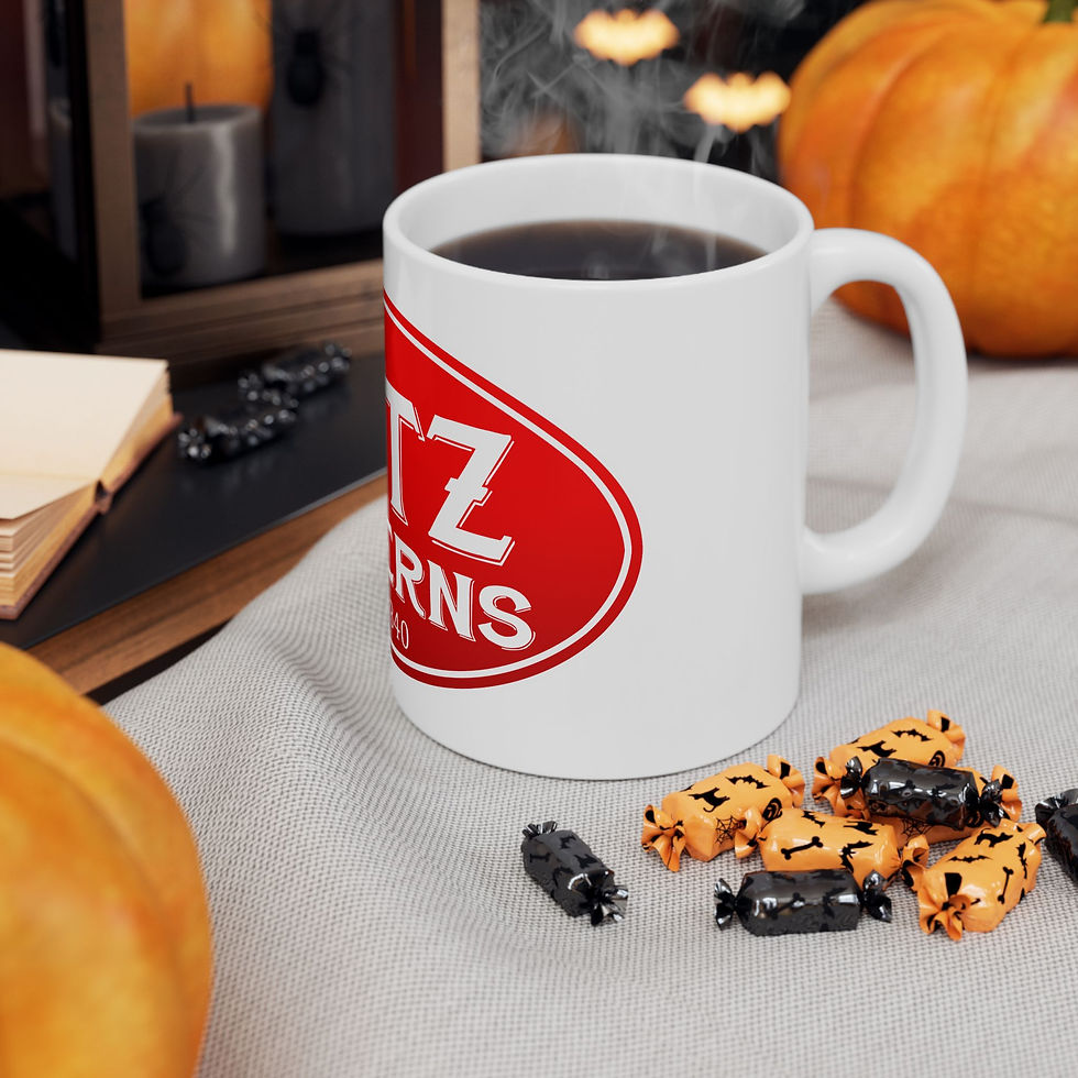 Thumbnail: Dietz Lanterns Ceramic Mug – Vintage Red Logo Coffee Cup (11oz & 15oz)
