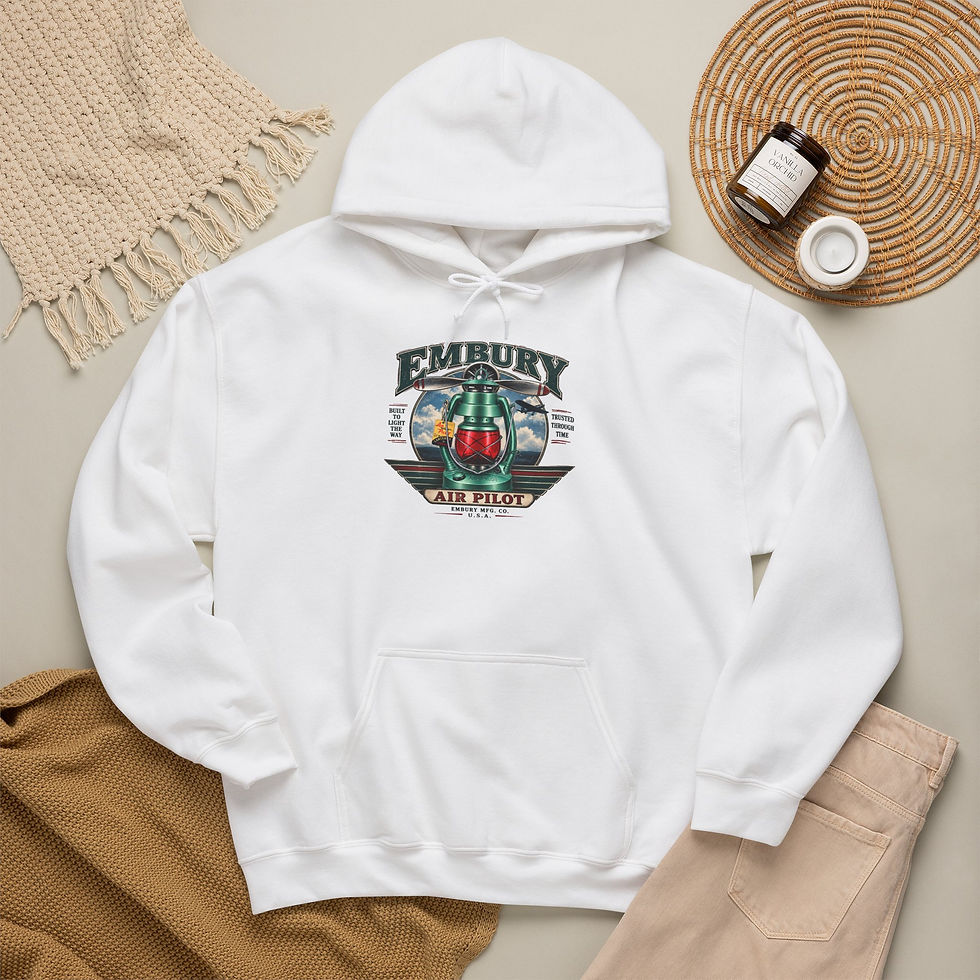 Thumbnail: Pilot Vintage Hoodie – Embury Air Pilot Graphic Pullover