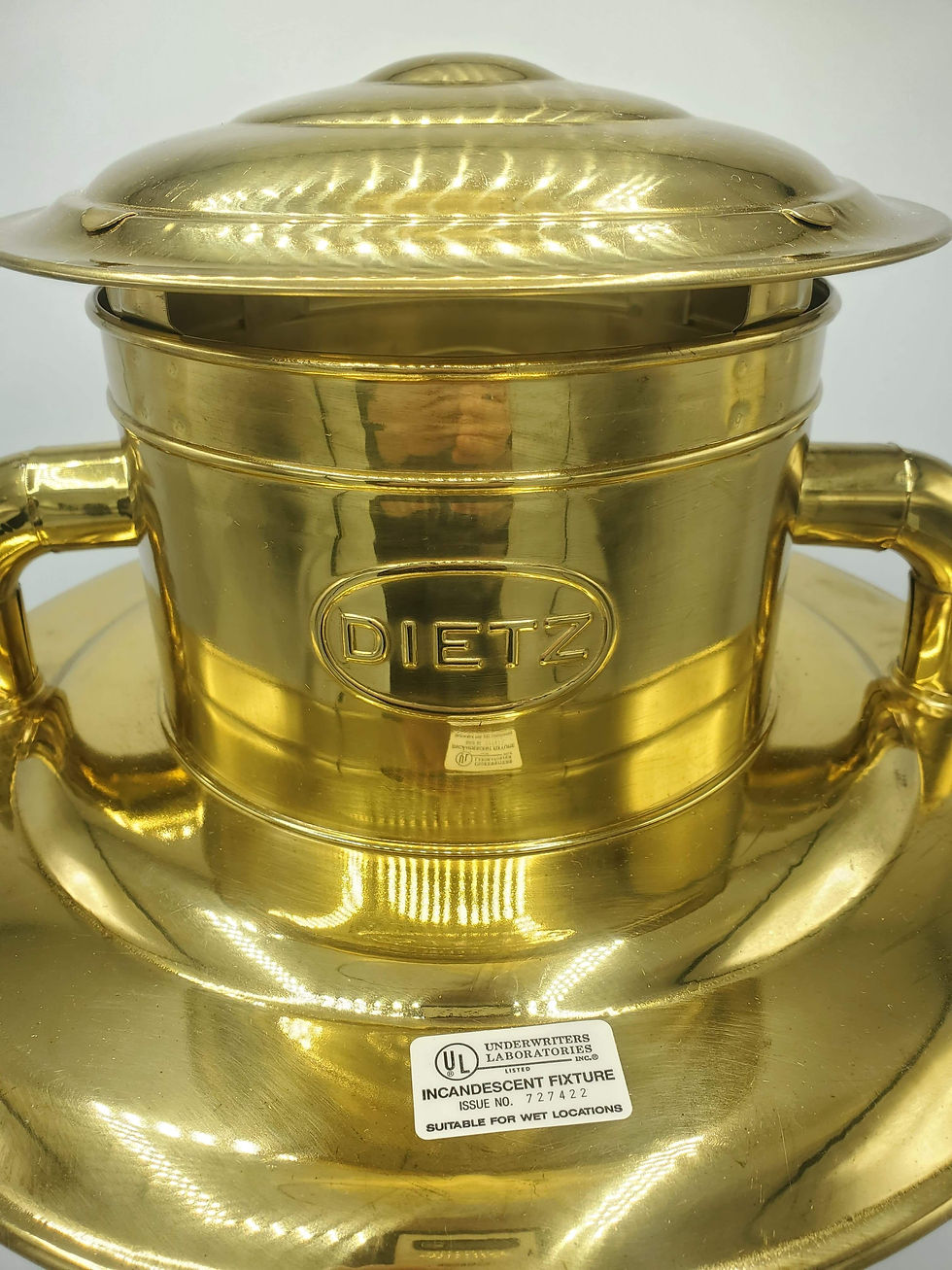 Thumbnail: R.E. Dietz Co. Brass pioneer ( electric version ) New old stock 