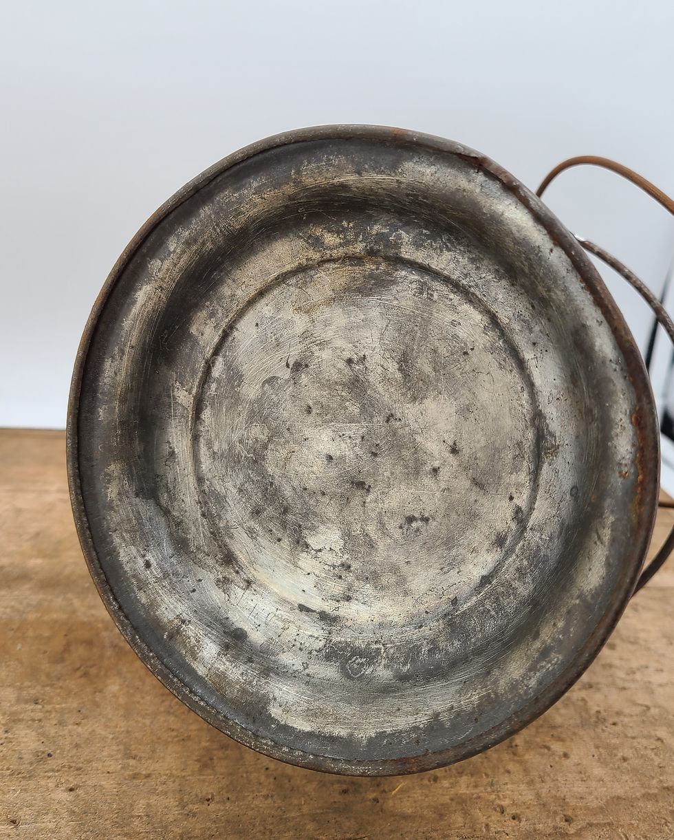 Thumbnail: Unusual Tilt back dead flame ( tin & brass) unknown maker 