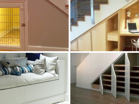 Clever Ways To Use The Space Under Your Stairs.