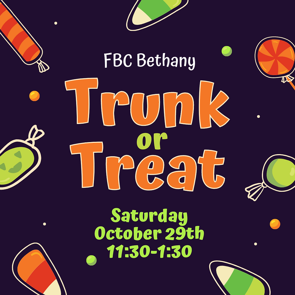 Trunk or Treat