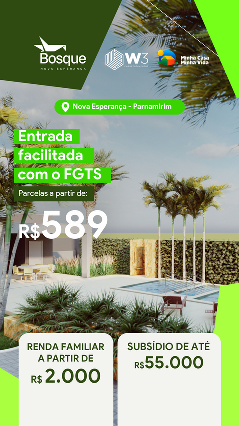 Lançamento Bosque Nova esperança - Parnamrim RN