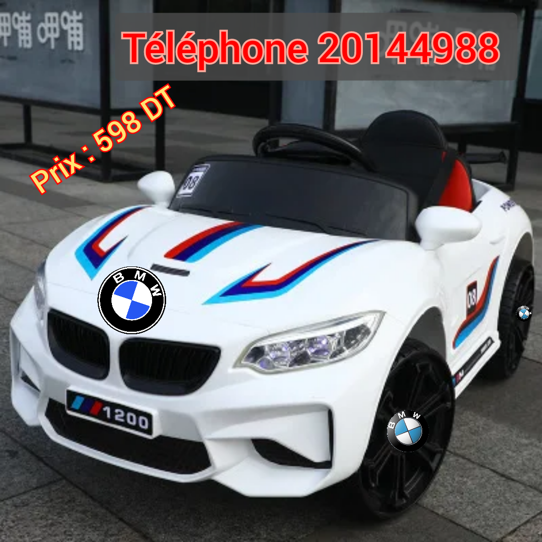 Voiture électrique de 1 à 4 ans. Télécommande paretal, USB mp3, accélérateur 