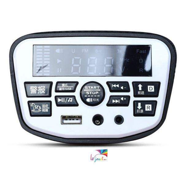 Miniature : Super voiture POLICE électrique DE 1 à 8 ans.  Post Bluetooth. Télécommande. 