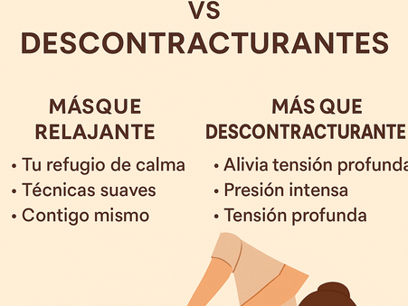Masajes Relajantes Vs Descontracturantes