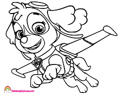 Paw Patrol Skye Coloring Page.png