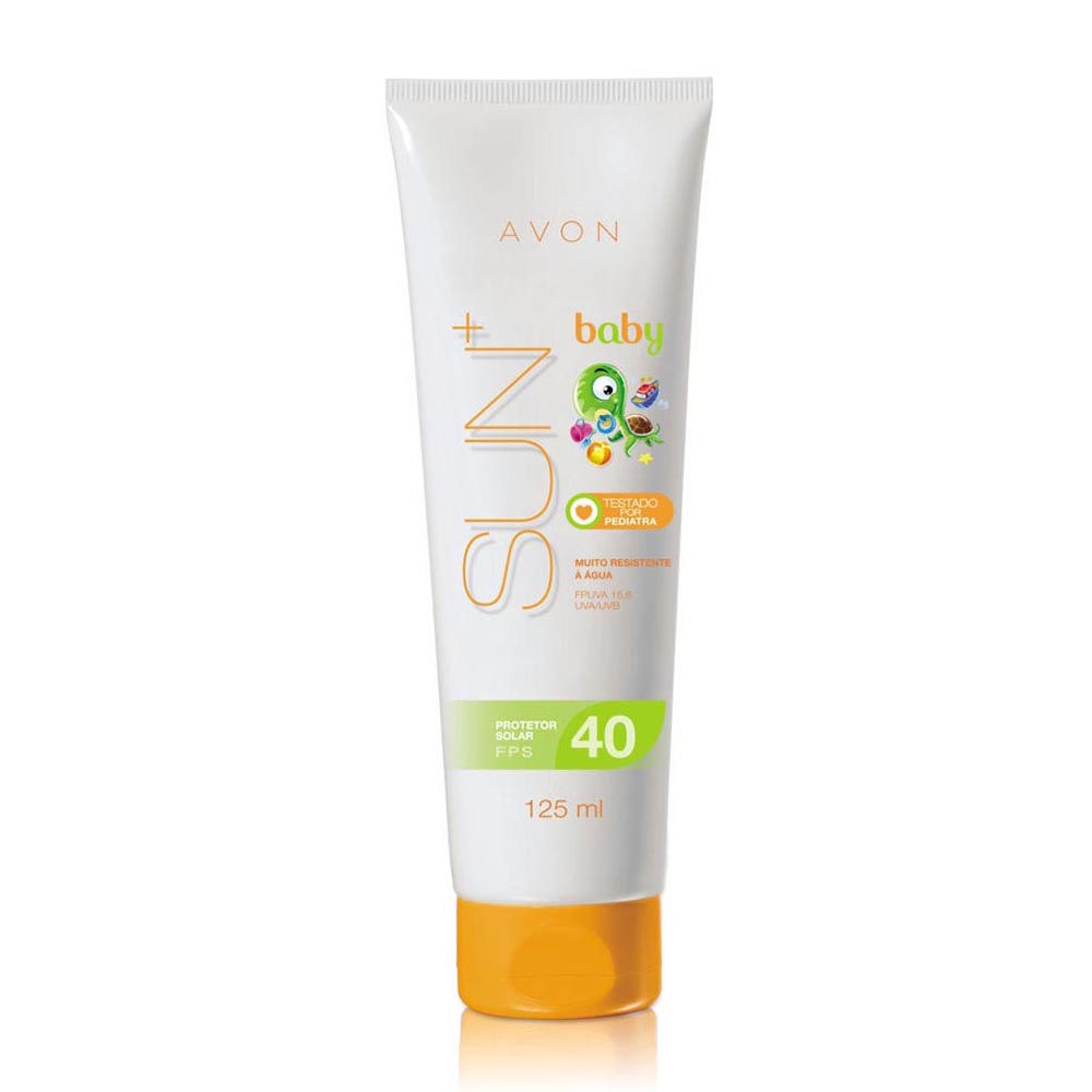 Protetor solar para bebê Avon Care Sun+ Baby FPS 40 125 g