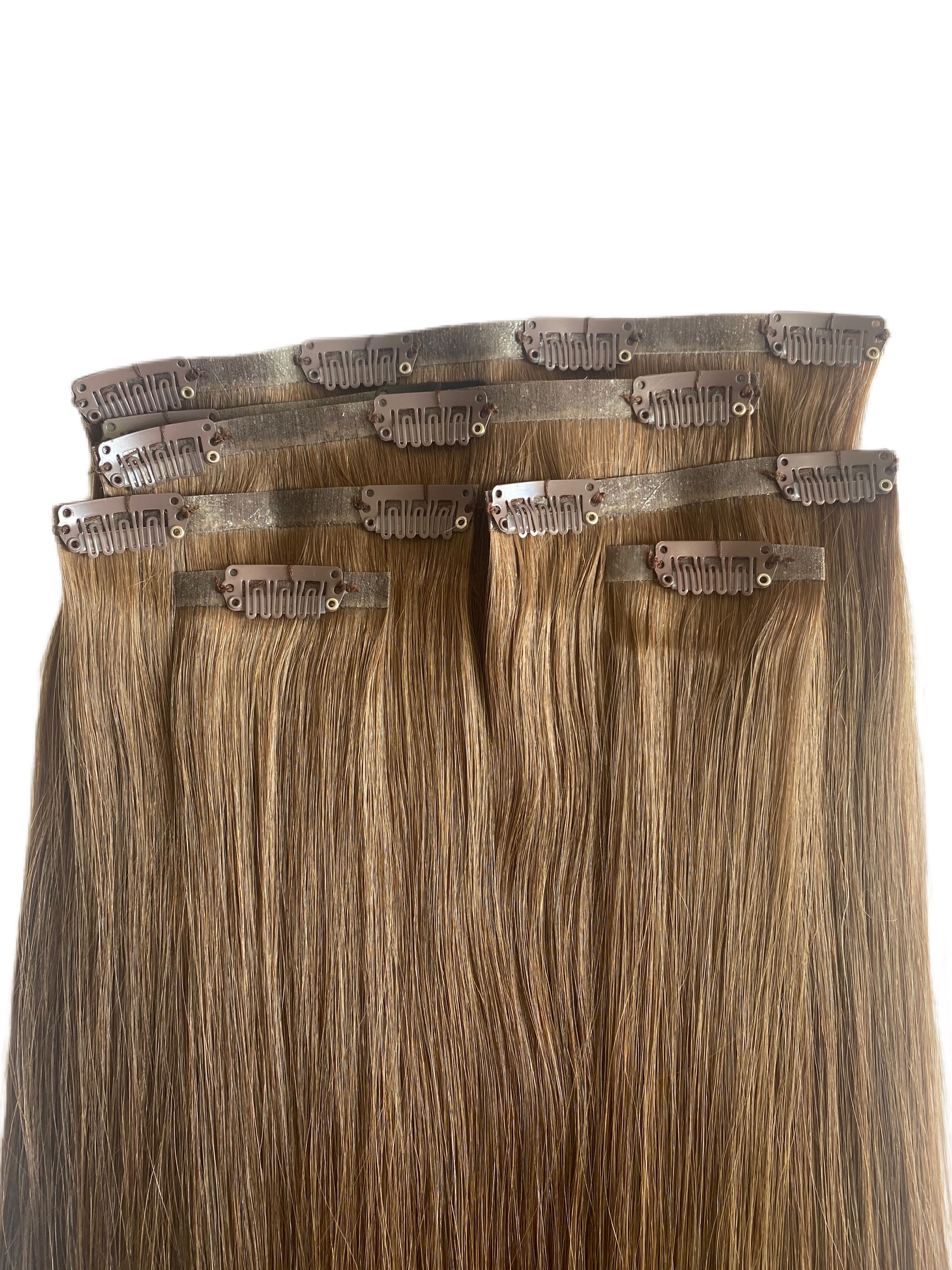 #6 Medium Brown Clip In
