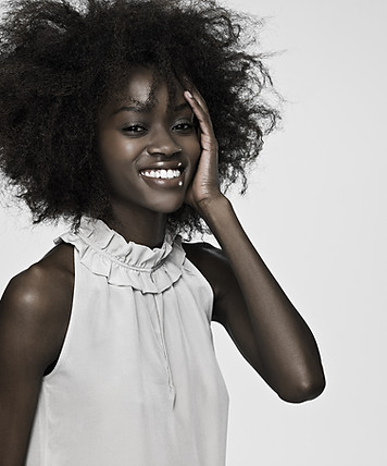  woman smiling