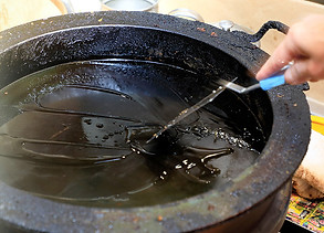 フライパンに油