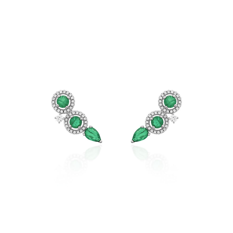 Brinco Nicole Esmeralda