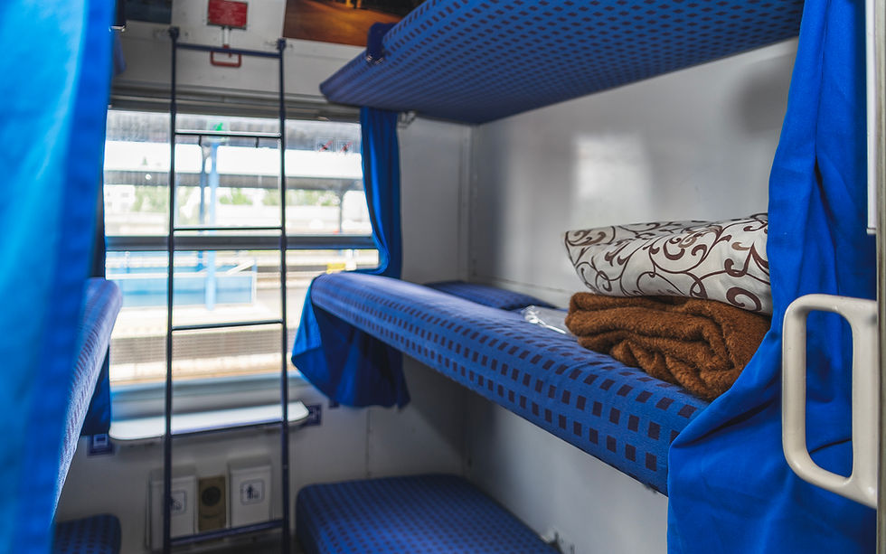 Wnętrze wagonu sypialnego ZSSK