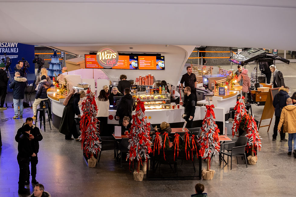 Wars Café na Dworcu Centralnym w Warszawie