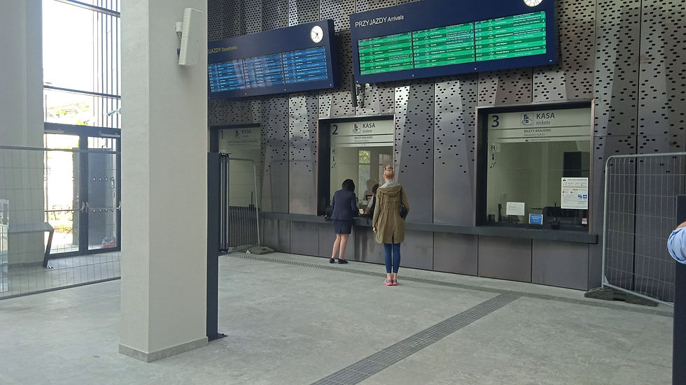Przeniesiona kasa biletowa na dworcu Łódź Kaliska