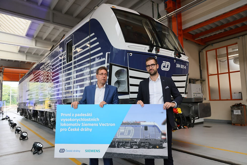Vectrony od Siemensa ruszają w drogę. České dráhy stawiają na szybki tabor