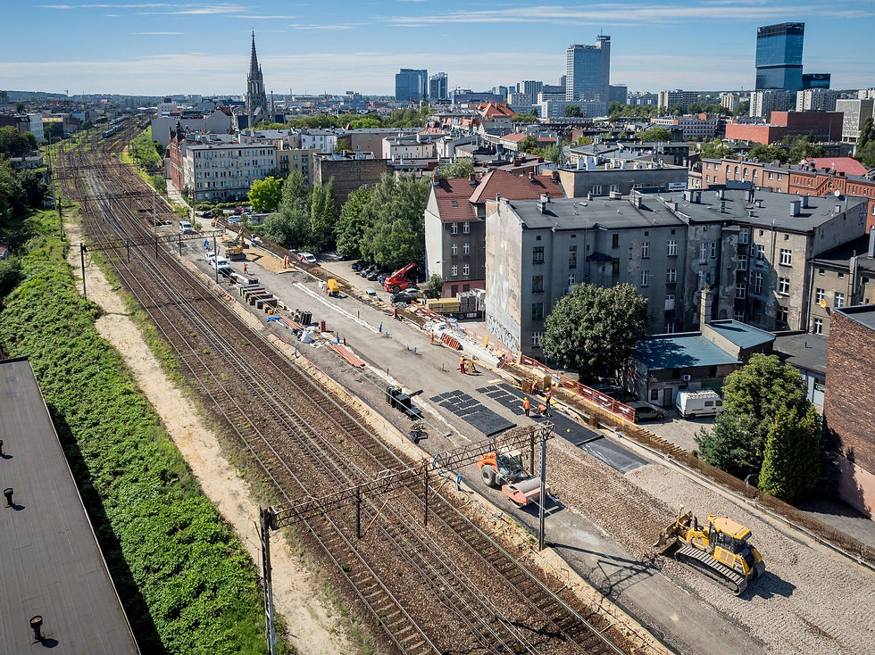 Przebudowa torów w Katowicach