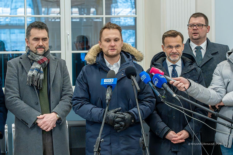 Konferencja dotycząca kolei na Podlasiu