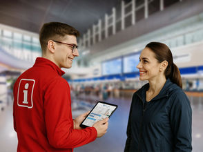 PKP S.A. wprowadza mobilnych informatorów. Pomoc na 12 największych dworcach