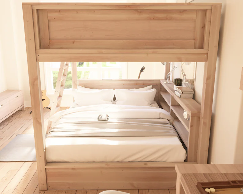 Loft bed to go over queen online