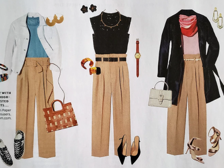 As Seen In - Tan, High-Waisted Pants