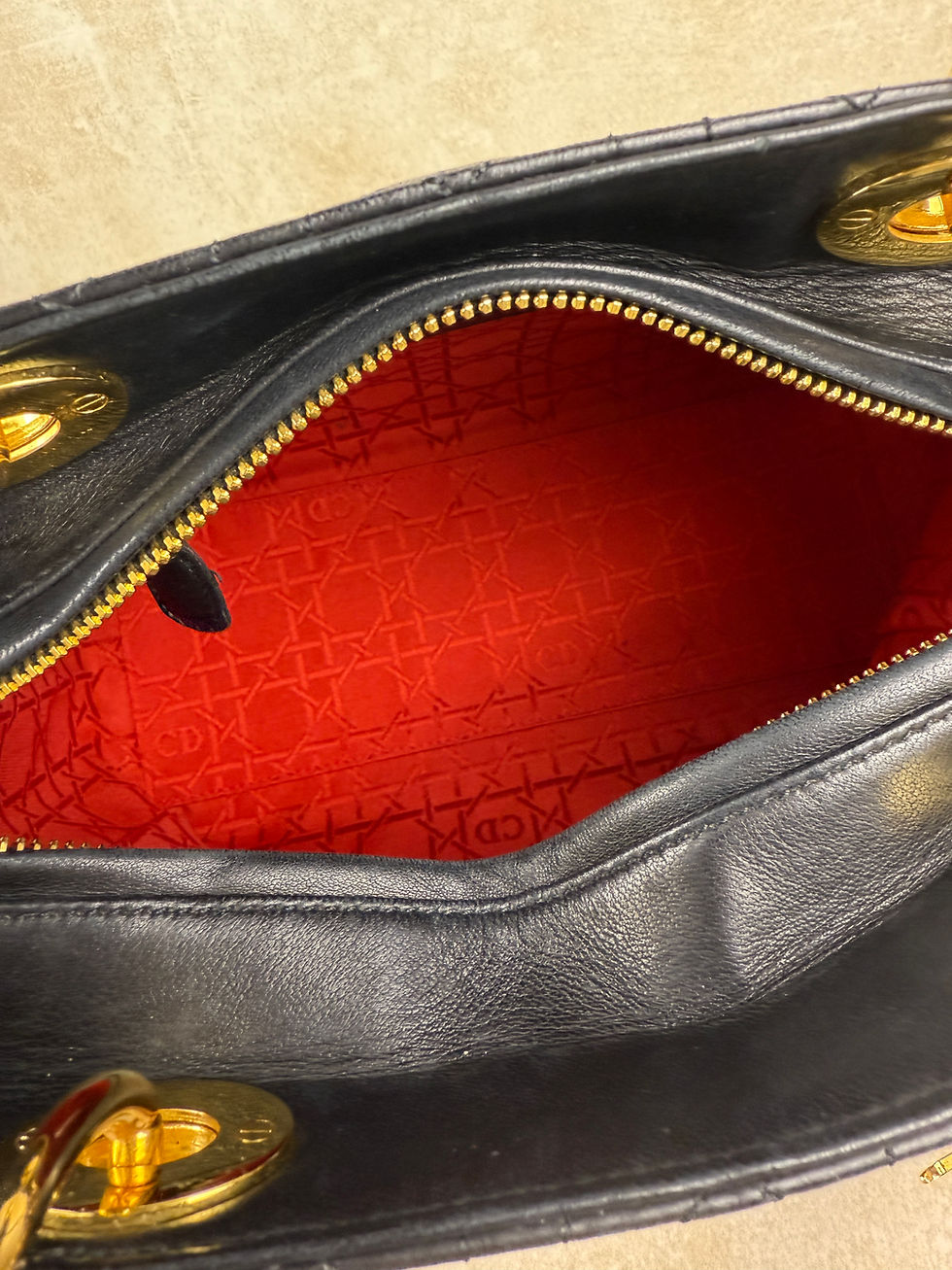 Thumbnail: Vintage Dior Medium Lady Dior Handbag