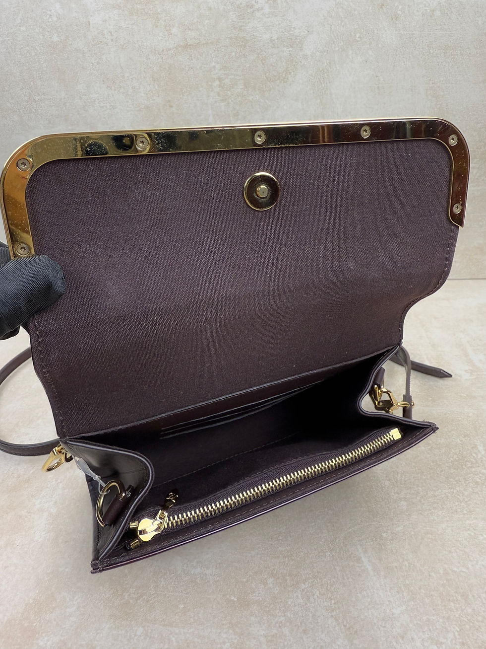 Thumbnail: Pre-owned Louis Vuitton Rossmore Marrone 2-Way Bag