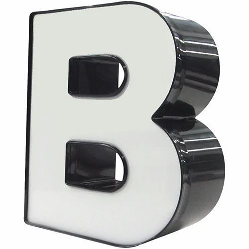 Black Channelume letter with White Acrylic Face