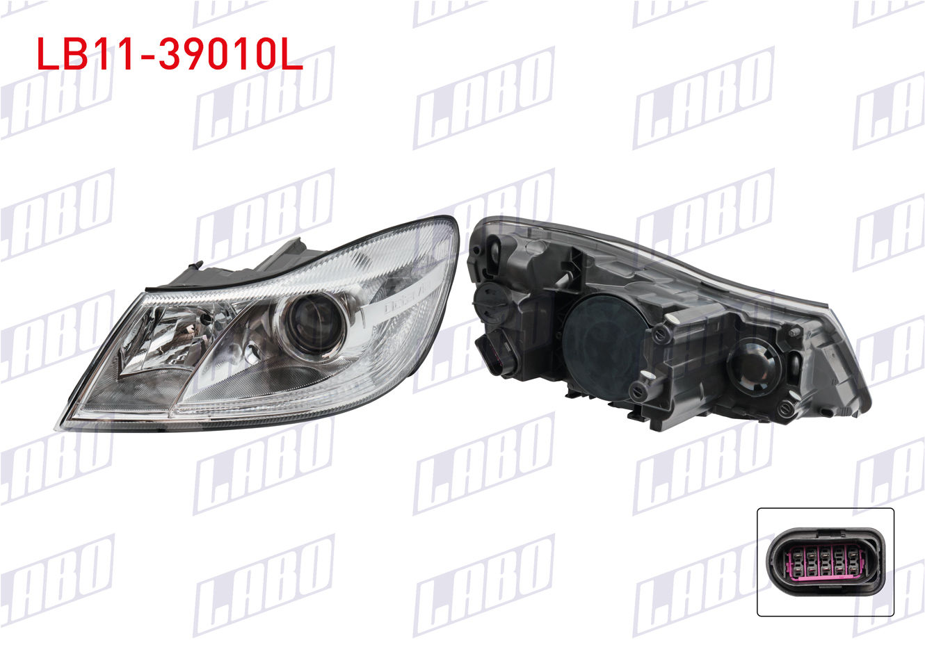 Skoda Octavia Sol Far (Skoda Yazılı) 2009-2013 LB11-39010L