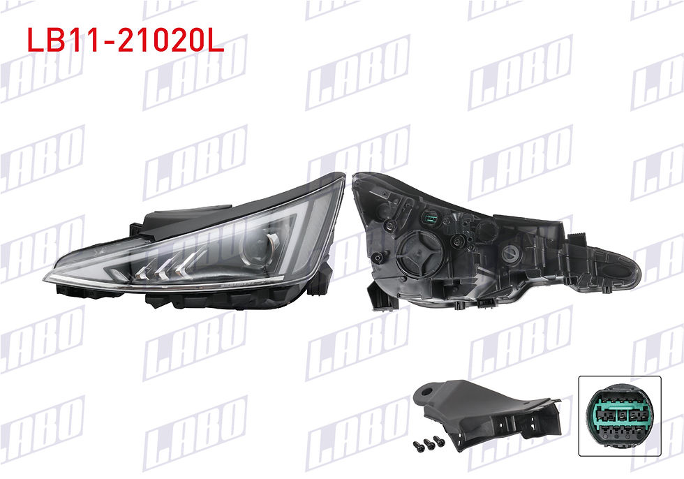Hyundai Elantra Sol Far Ledli Motorlu LB11-21020L