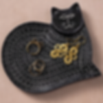 Giza Kitty Soapstone Ring Dish