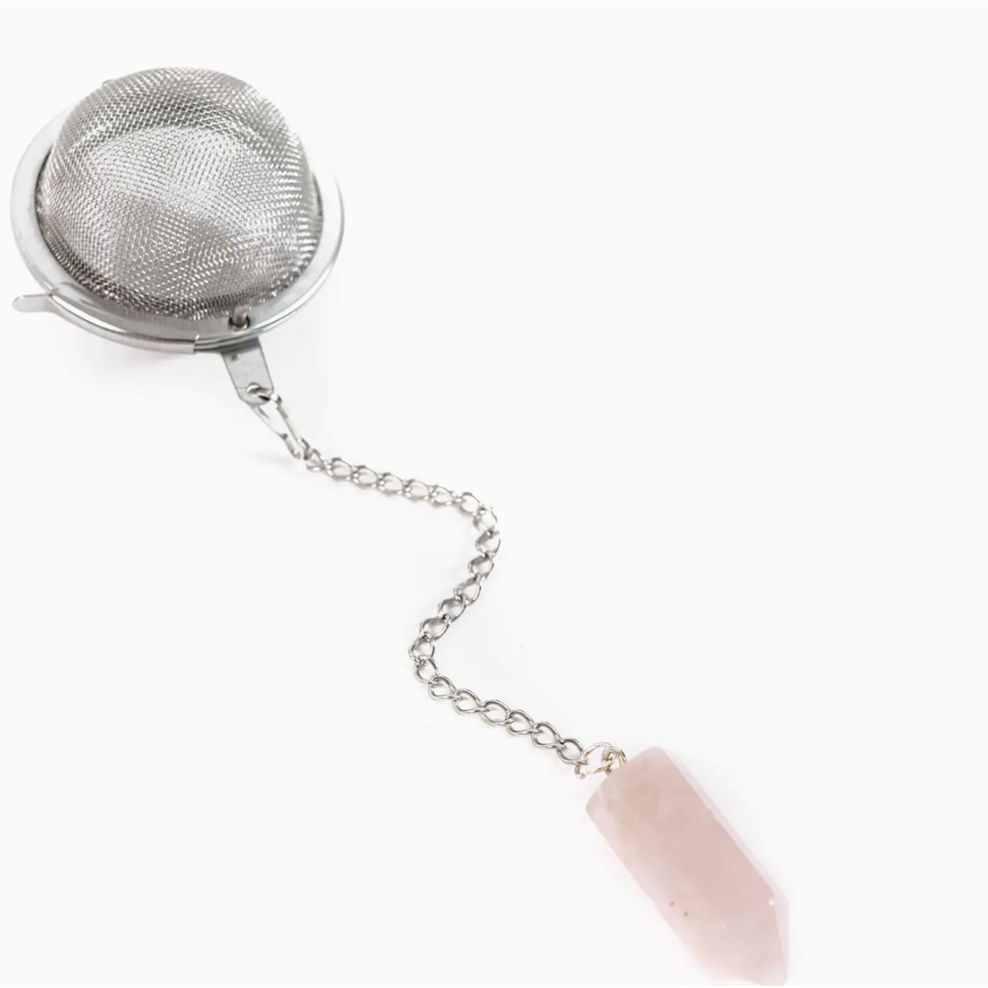 Rose Quartz Charm Ball Infuser