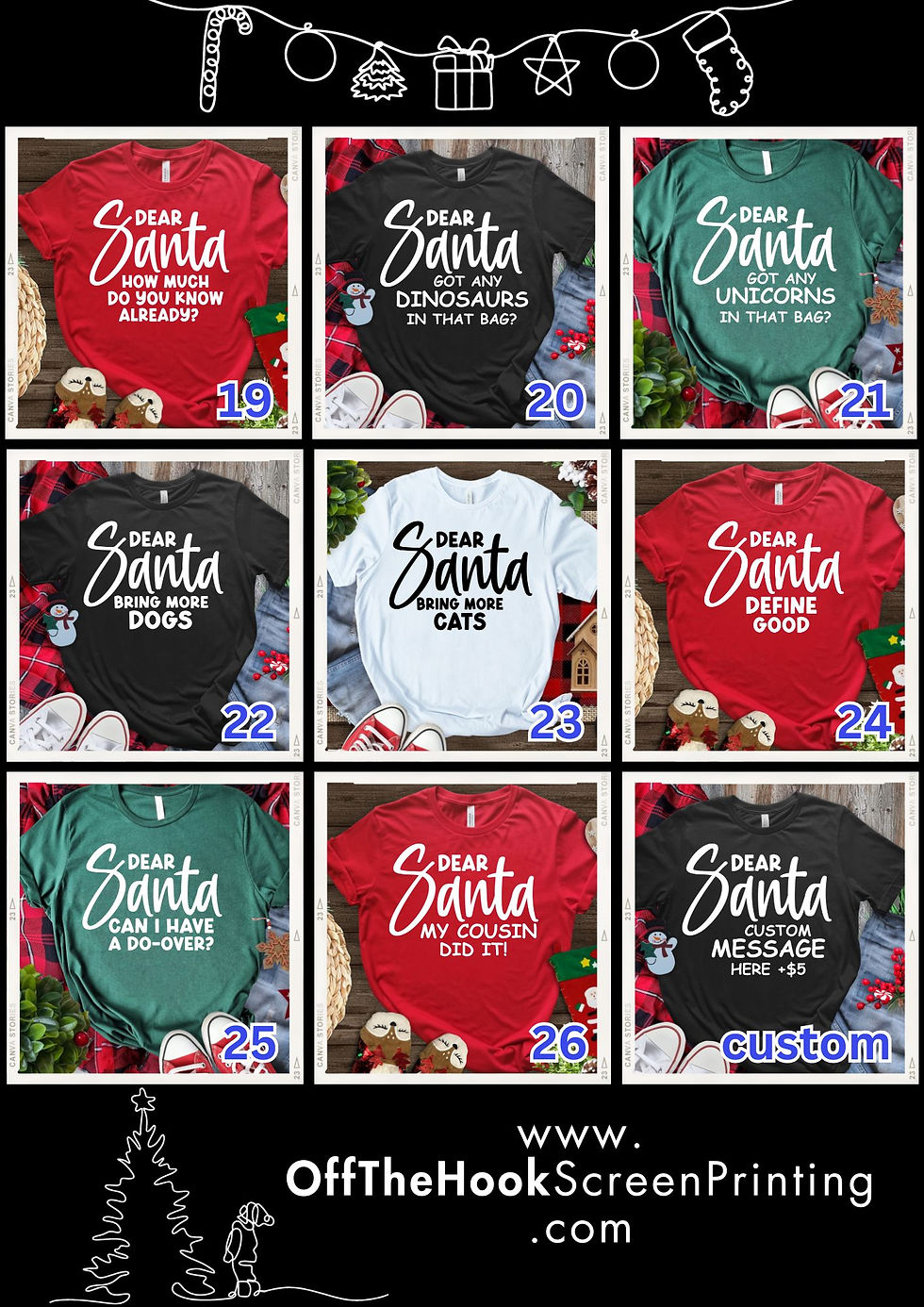 Thumbnail: Dear Santa... Handwriting - For The Whole Family!