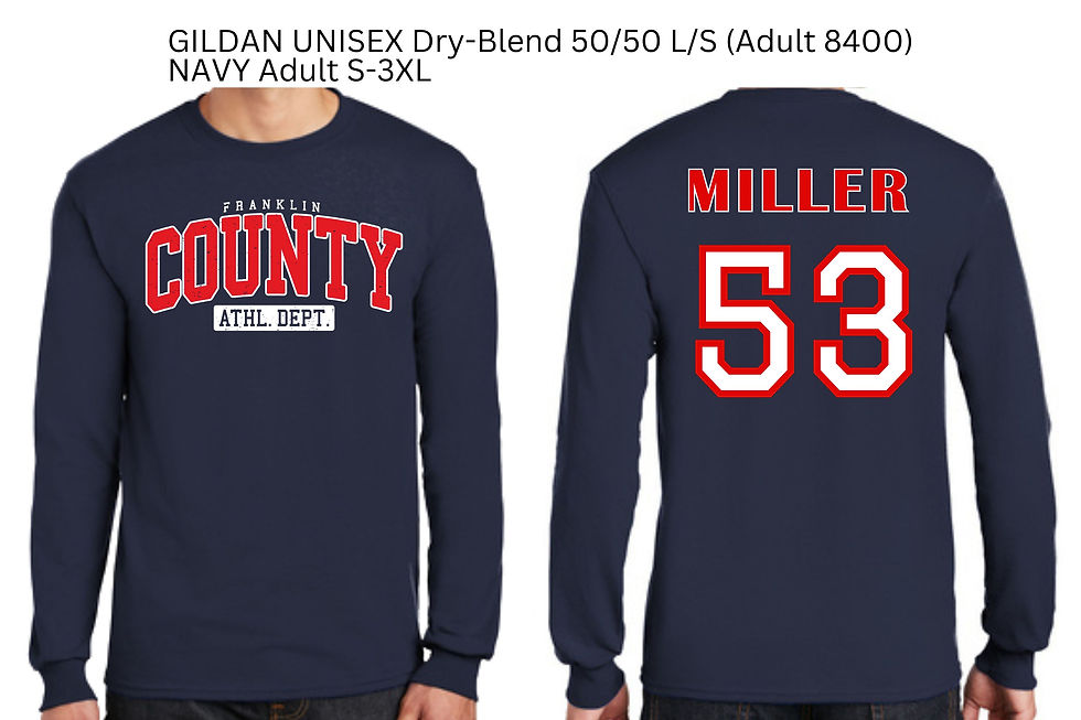 Thumbnail: FC Athletic Dept. Gildan Dry-Blend 50/50 Long Sleeve