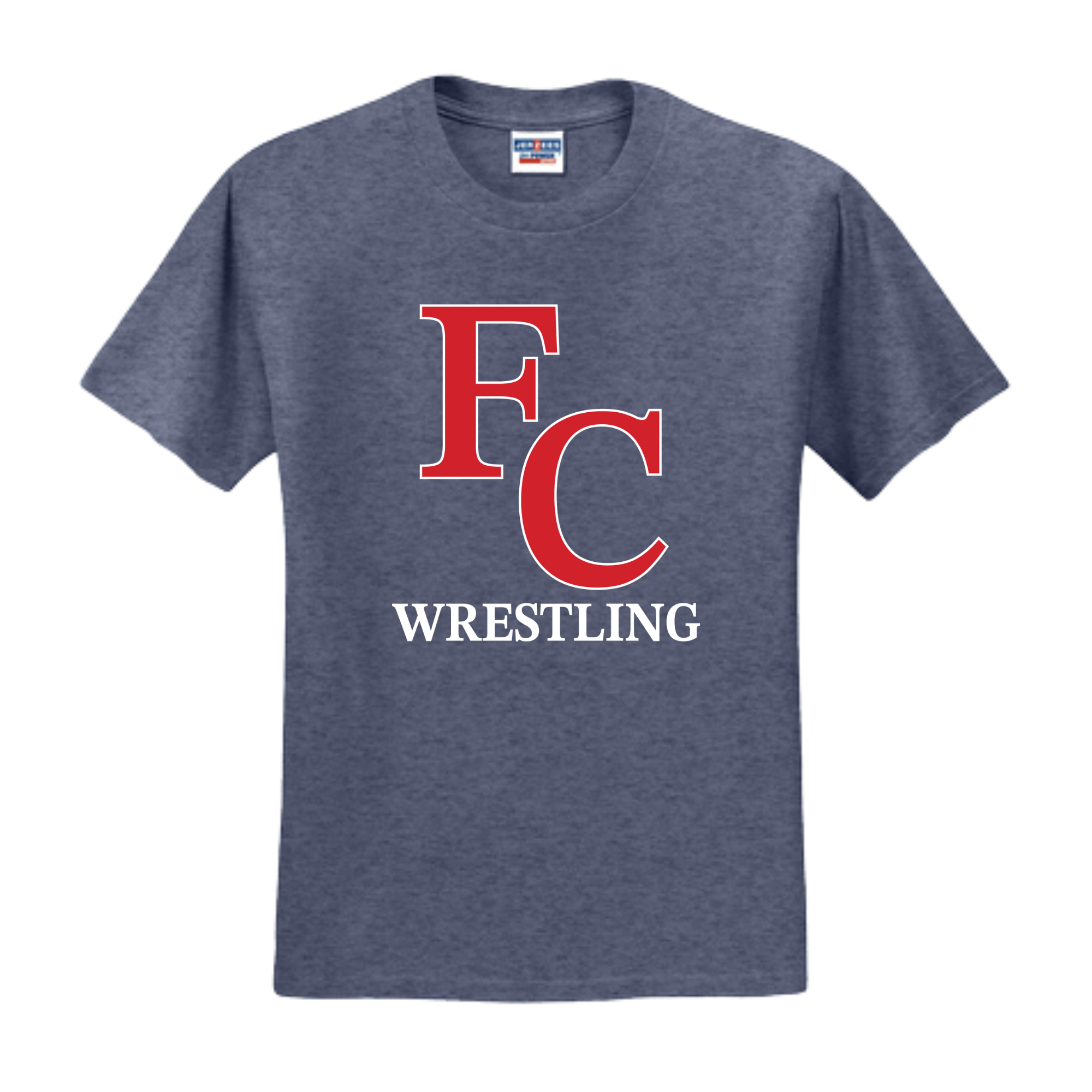FC Classic Wrestling S/S Vintage Heather Navy