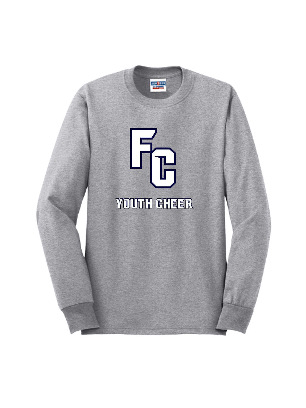Thumbnail: FC Youth Cheer 29LS - Logo WHITE with NAVY