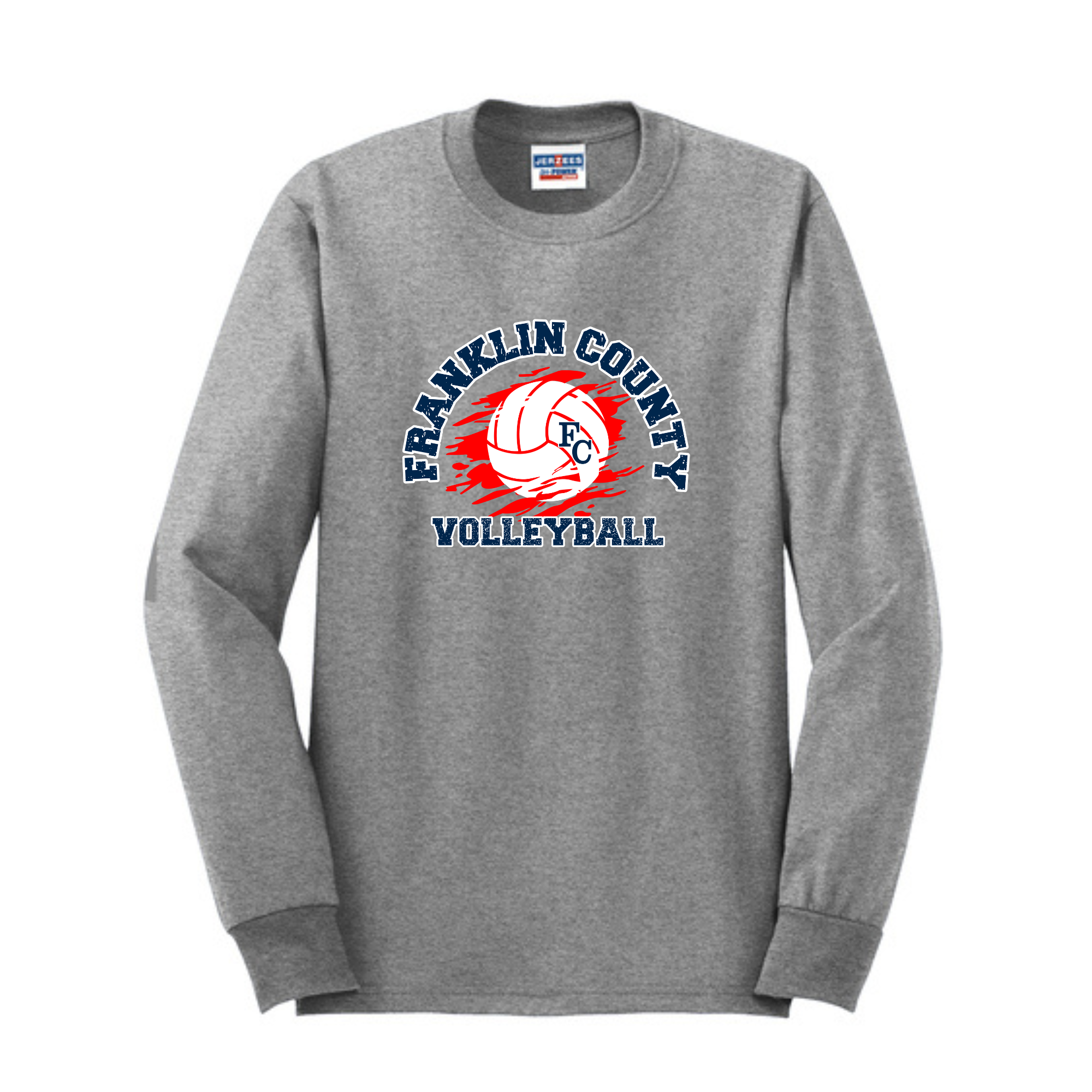 Franklin County Volleyball Jerzees L/S Shirt