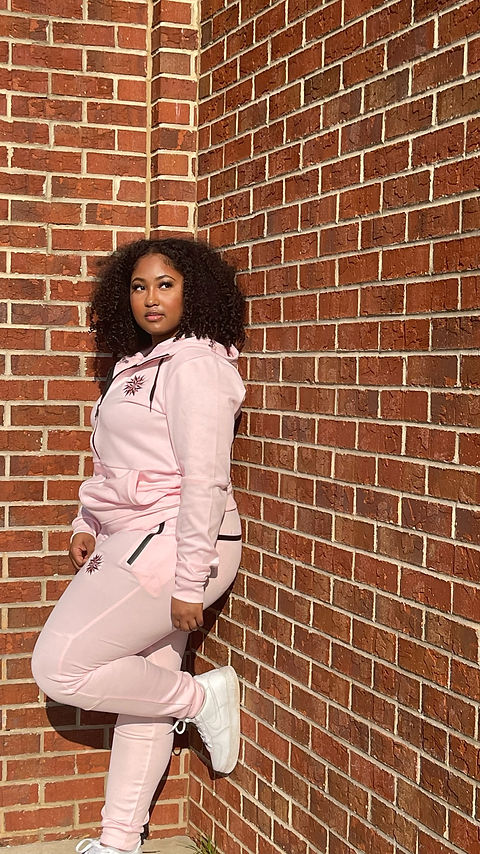 Uni-Sex Solid Tech Fleece Set Pink | Ardent Reserve