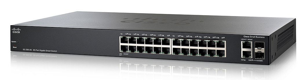 Cisco SG200-26 26-port Gigabit Smart Switch
