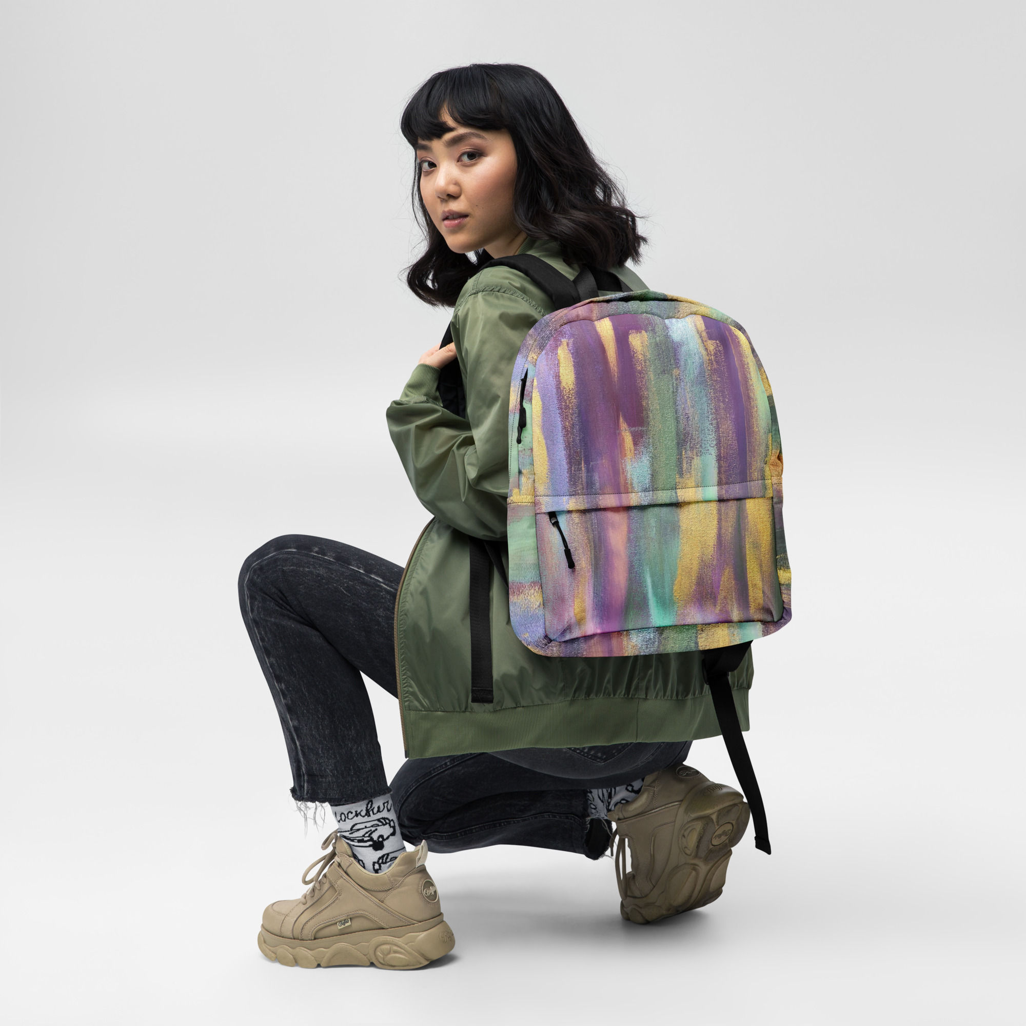 Fashionable Sturdy Backpack, Reliable Stylish Backpack