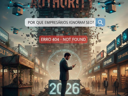 Por que o empresário que ignora o SEO tende a perder autoridade e mercado em 2026?
