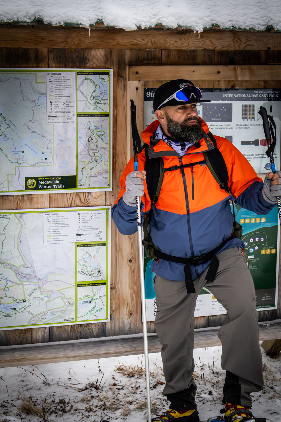 snowshoe day 2 Charles 03.1.2025