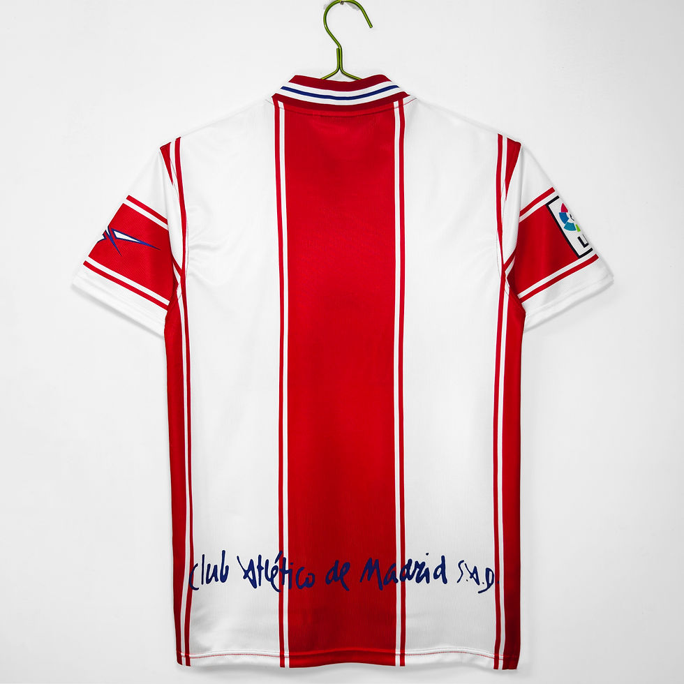 Thumbnail: Atletico Madrid 1999-00 Home Shirt