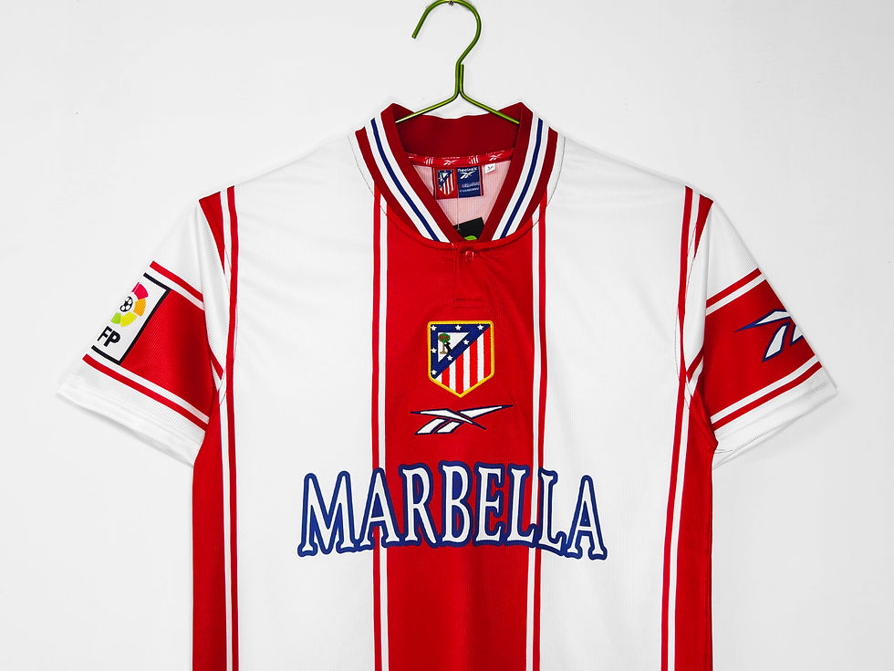 Thumbnail: Atletico Madrid 1999-00 Home Shirt