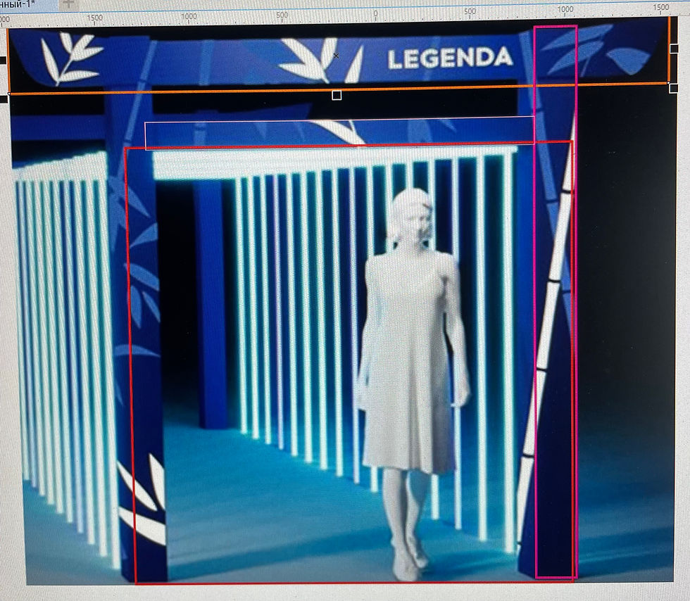 Арка в японском стиле визуал