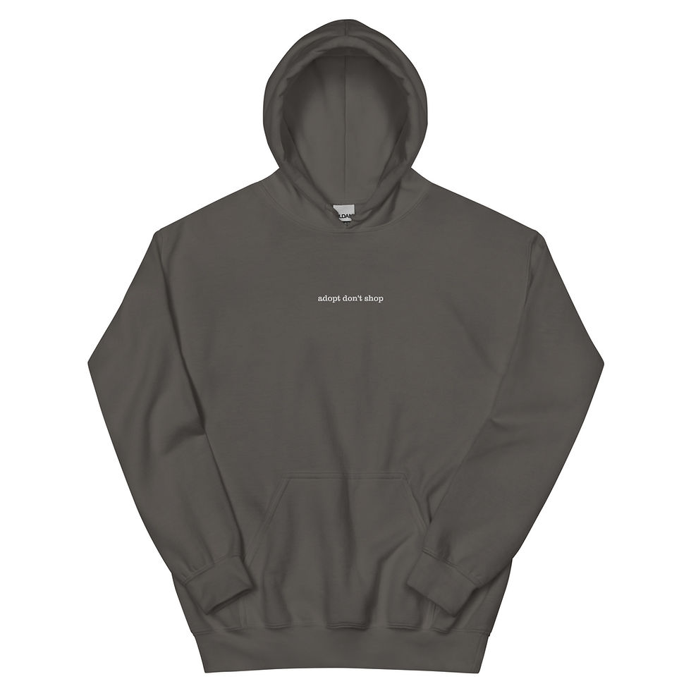 Thumbnail: Adopt Don't Shop Embroidery Hoodie