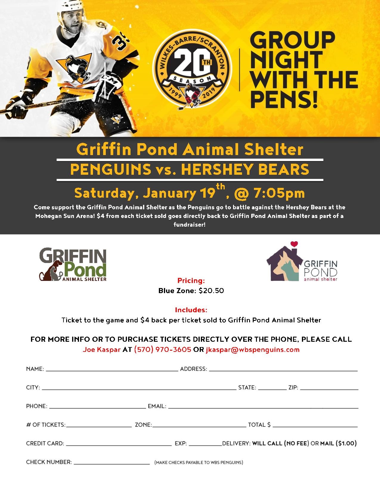 Penguins Fundraiser Night