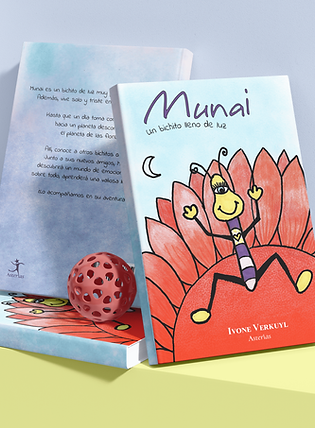Diseño editorial y maquetación de libro Munai, libro conceptual con identidad visual amarilla