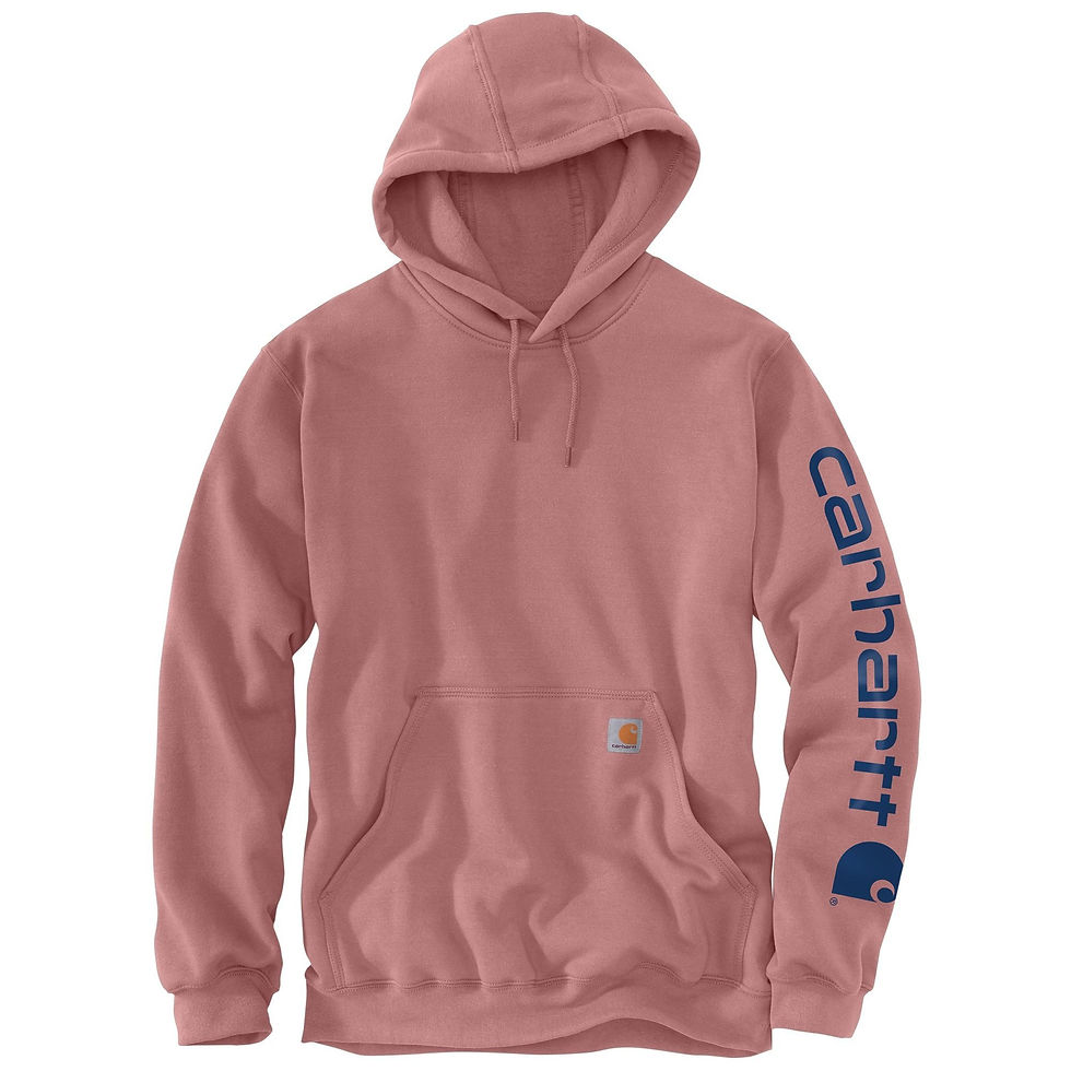 Thumbnail: Carhartt Men's Logo Sleeve Pullover Hoodie