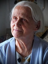 Simone Reynders (1924-2016) op haar 89ste verjaardag
